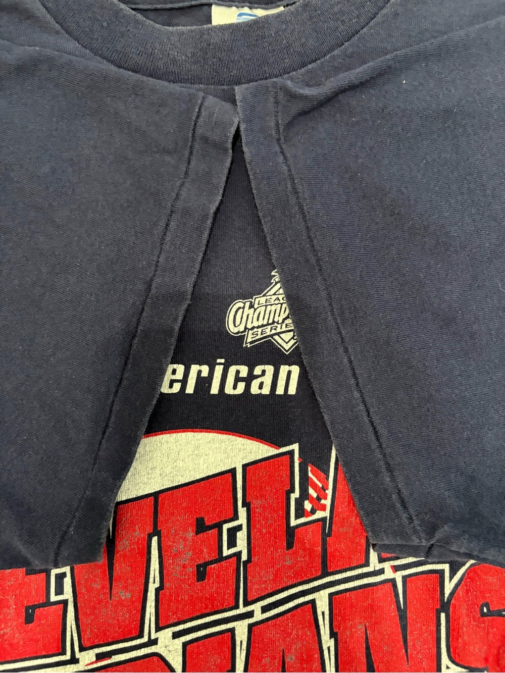 Belton Vintage Cleveland Indians 1995 AL Champions Tee XXL Retro Sporty Prep - Picture 6 of 10